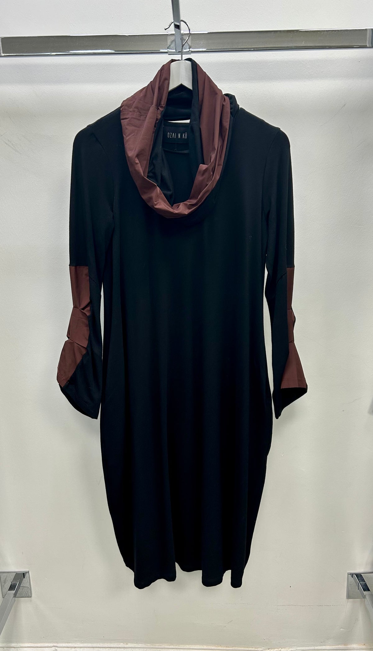 Wine Block Dress - 777030