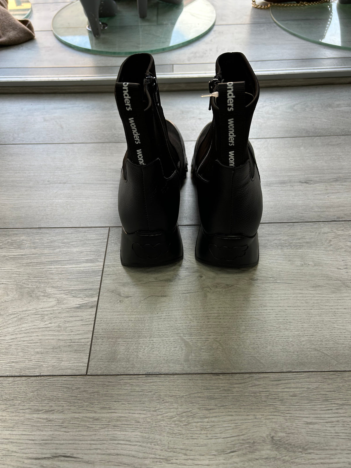 Plomo & Black Combi Boots - E-6782