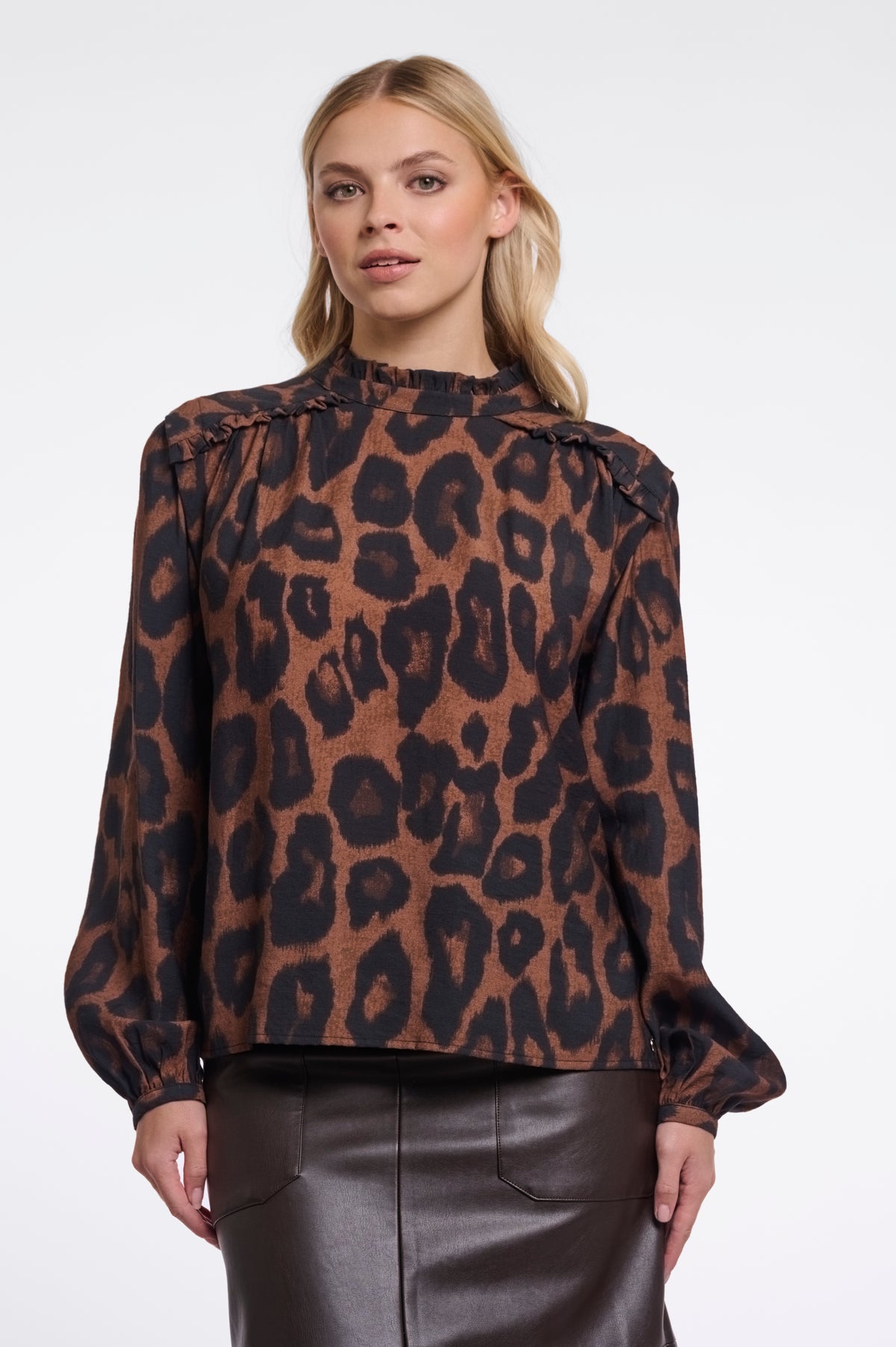 Jans Brown Leopard Shirt - 7002612