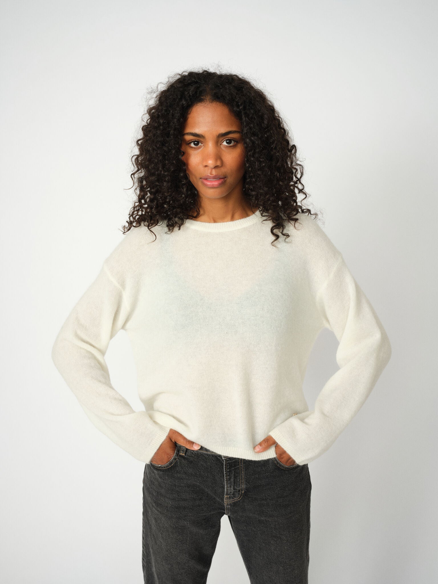 Ecru Mape SS Knit - 180410