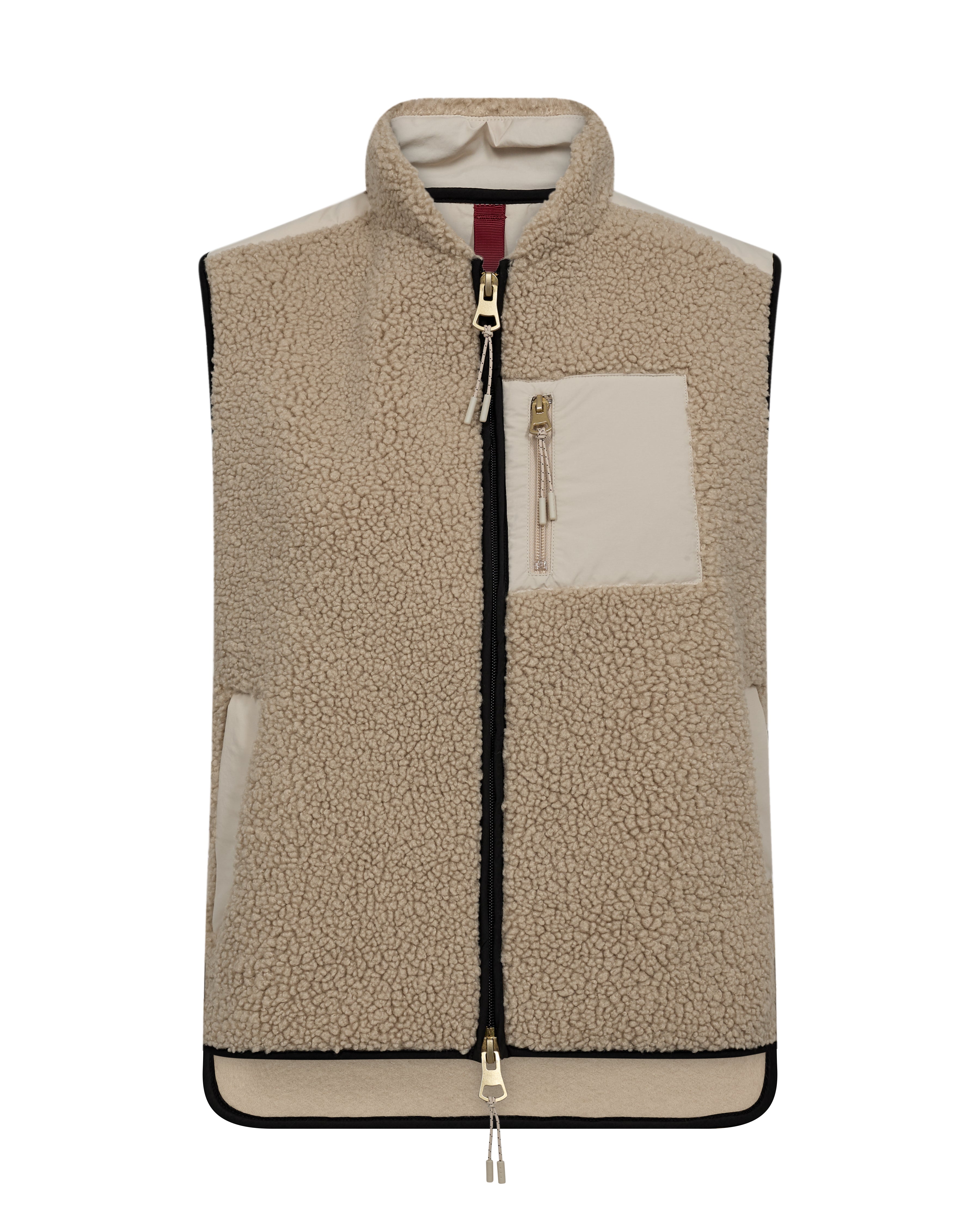 Feather Grey Rowe Eli Teddy Vest - 179570