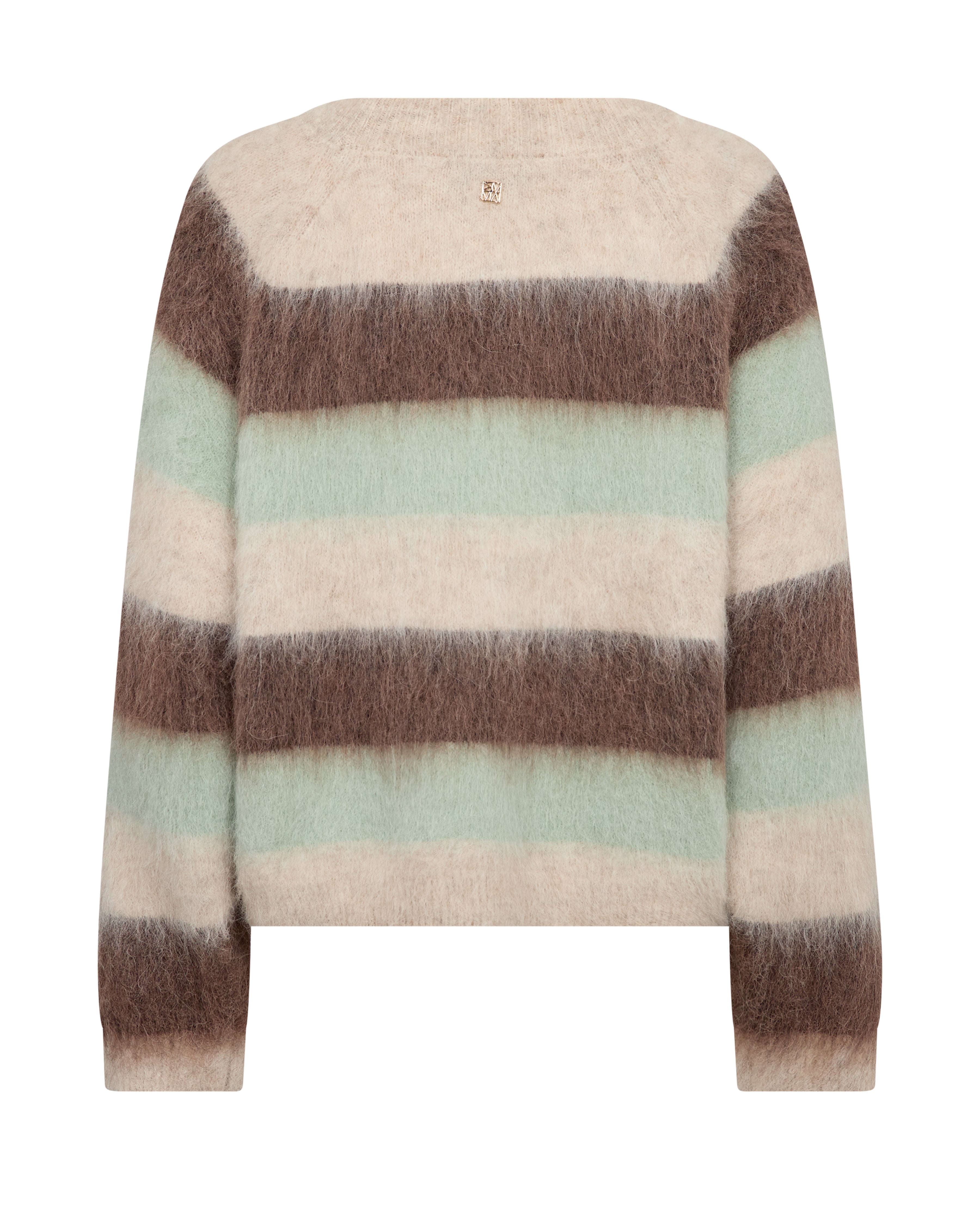 Suvi Frosty Green Stripe Knit - 182780