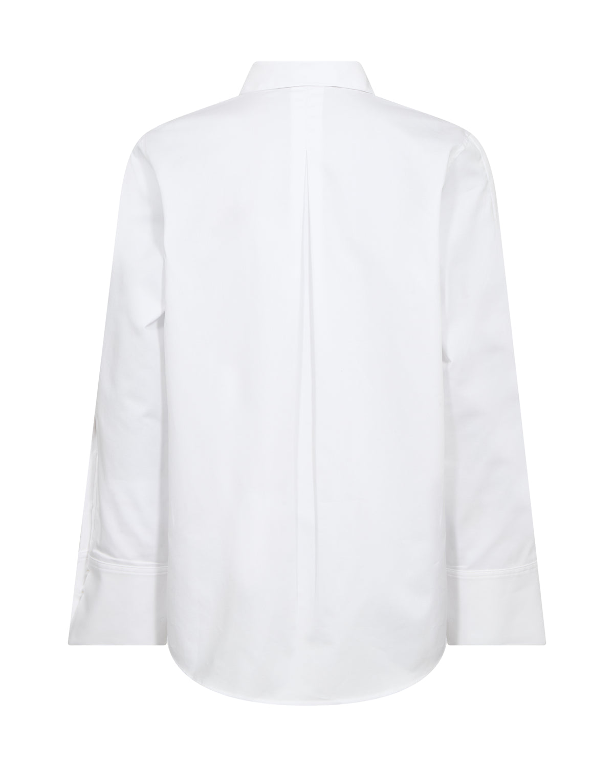 Winola White Cotton Twill Shirt - 182350