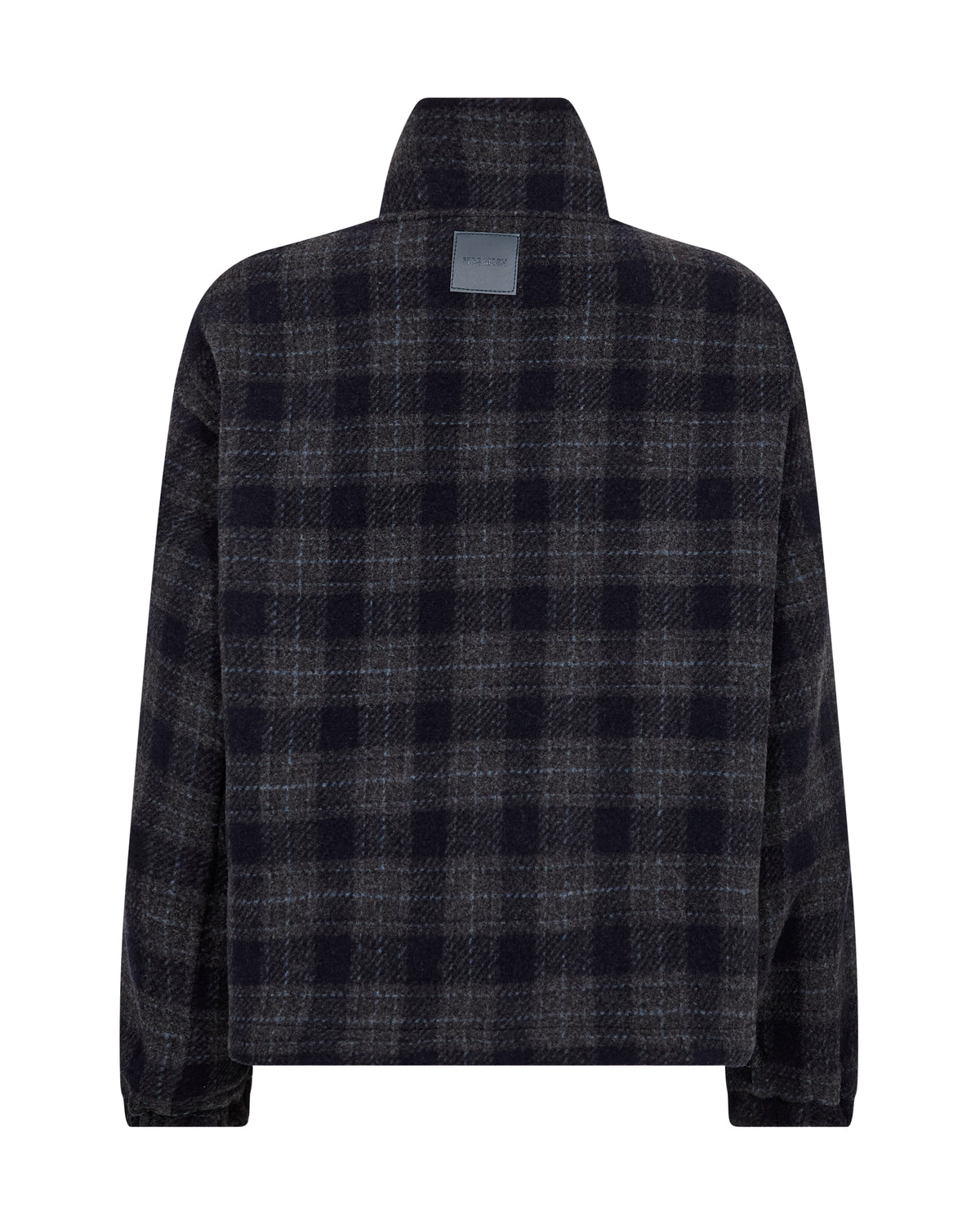Camille Salute Navy Check Jacket - 181420