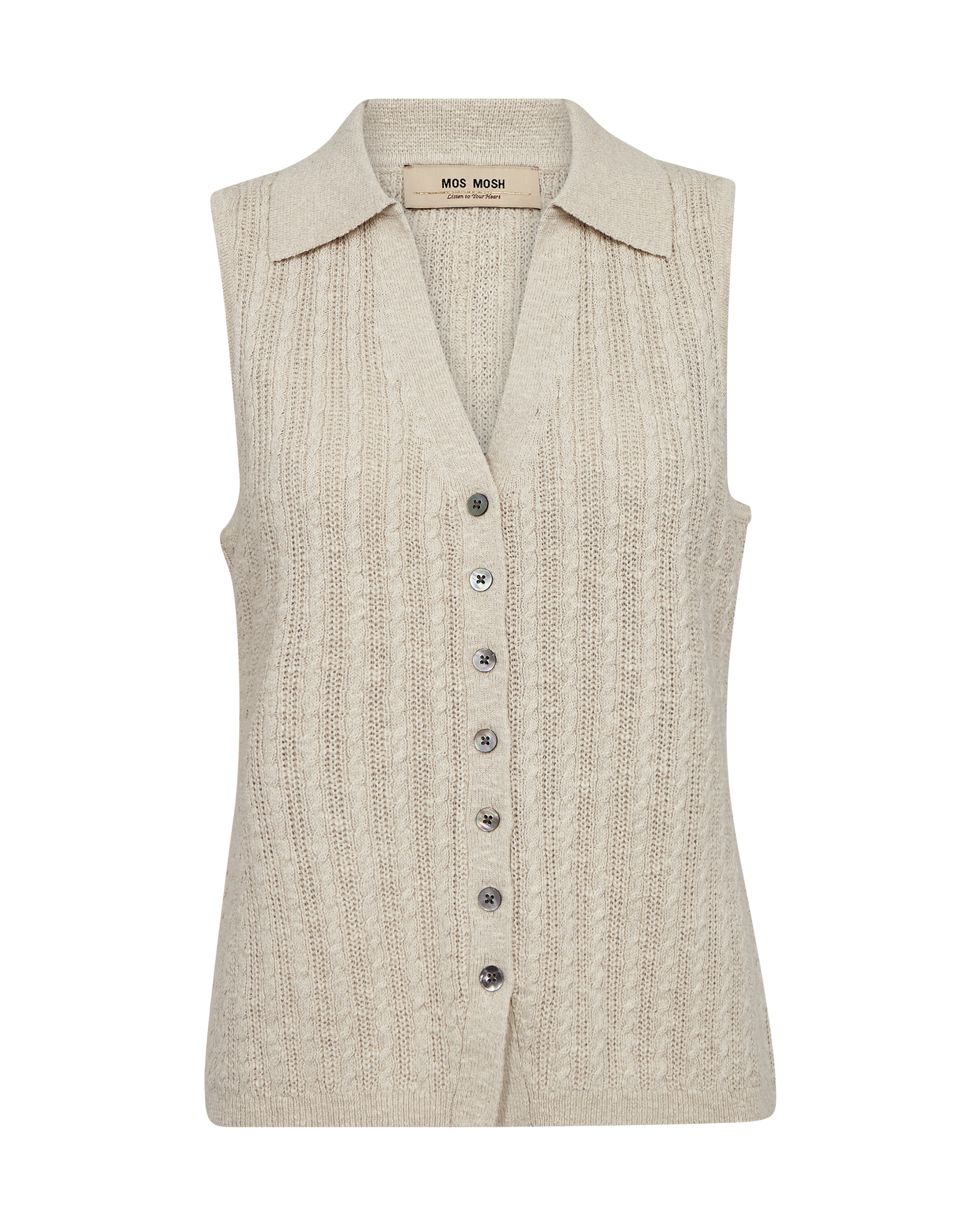 Rinja Marisol Ecru Knit Top - 177720