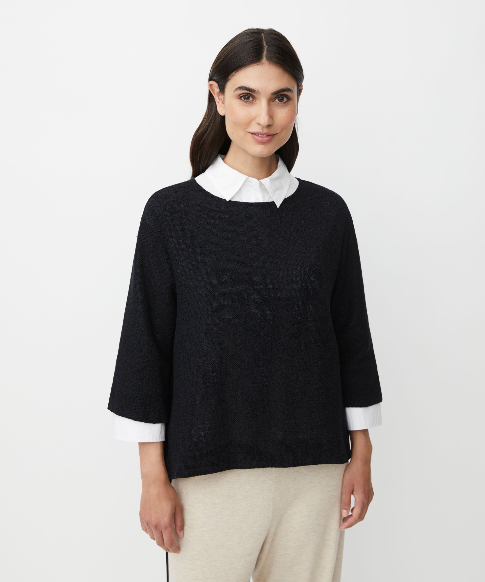 Black Darmi Boucle Top - 1008843