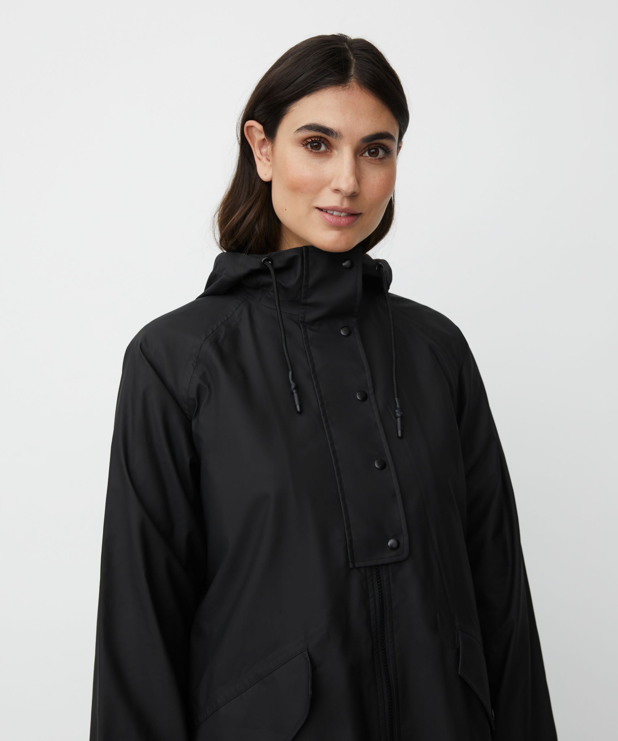 Theia Black Raincoat - 1010287
