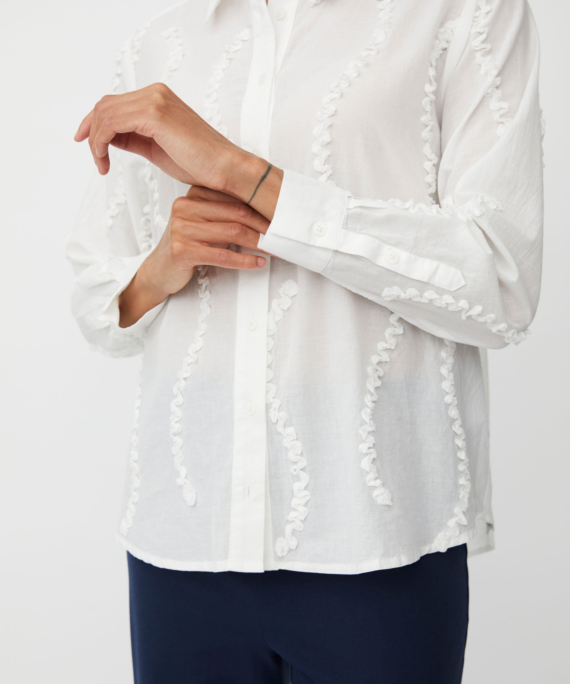 Imma Jet Stream Embroidered Shirt - 1011162