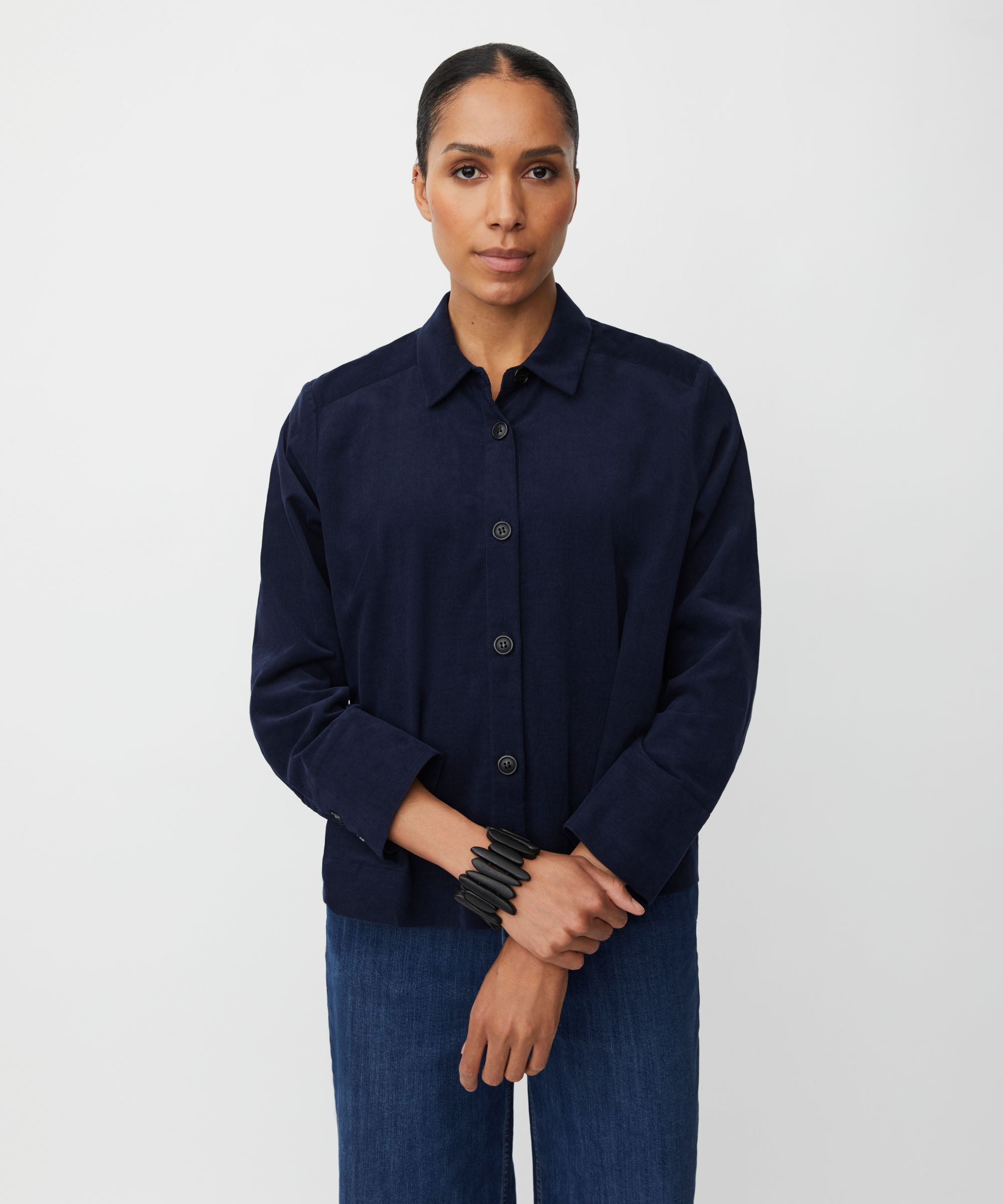 Iowa Navy Needlecord Shirt - 1011140