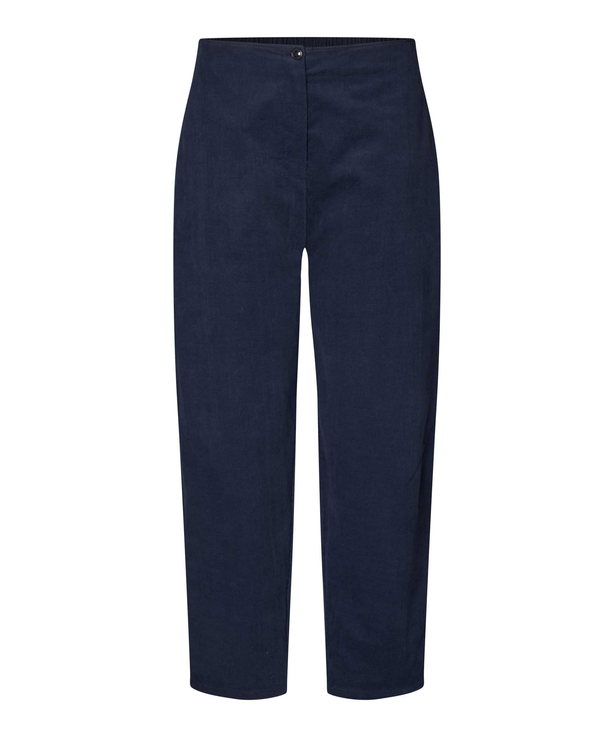 Parastoo Navy Needlecord Trousers - 1011141