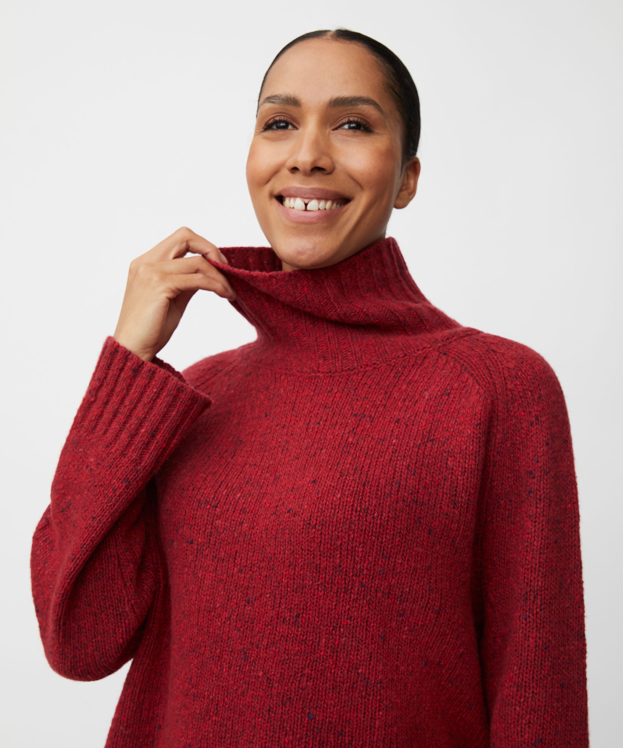 Fenoria Red Dahlia Pullover - 1011146