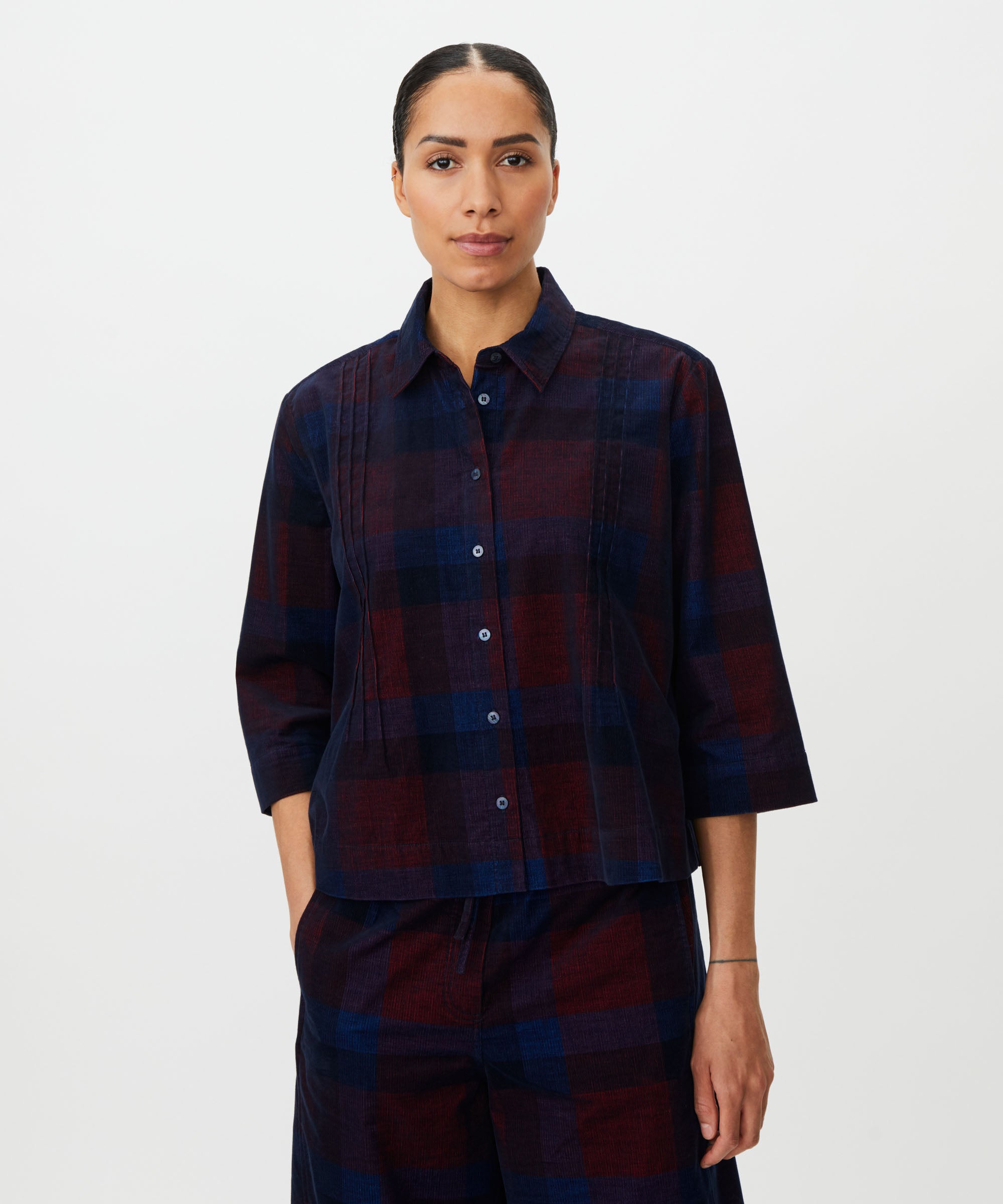 Ibilisan Dress Blue Cord Shirt - 1012918