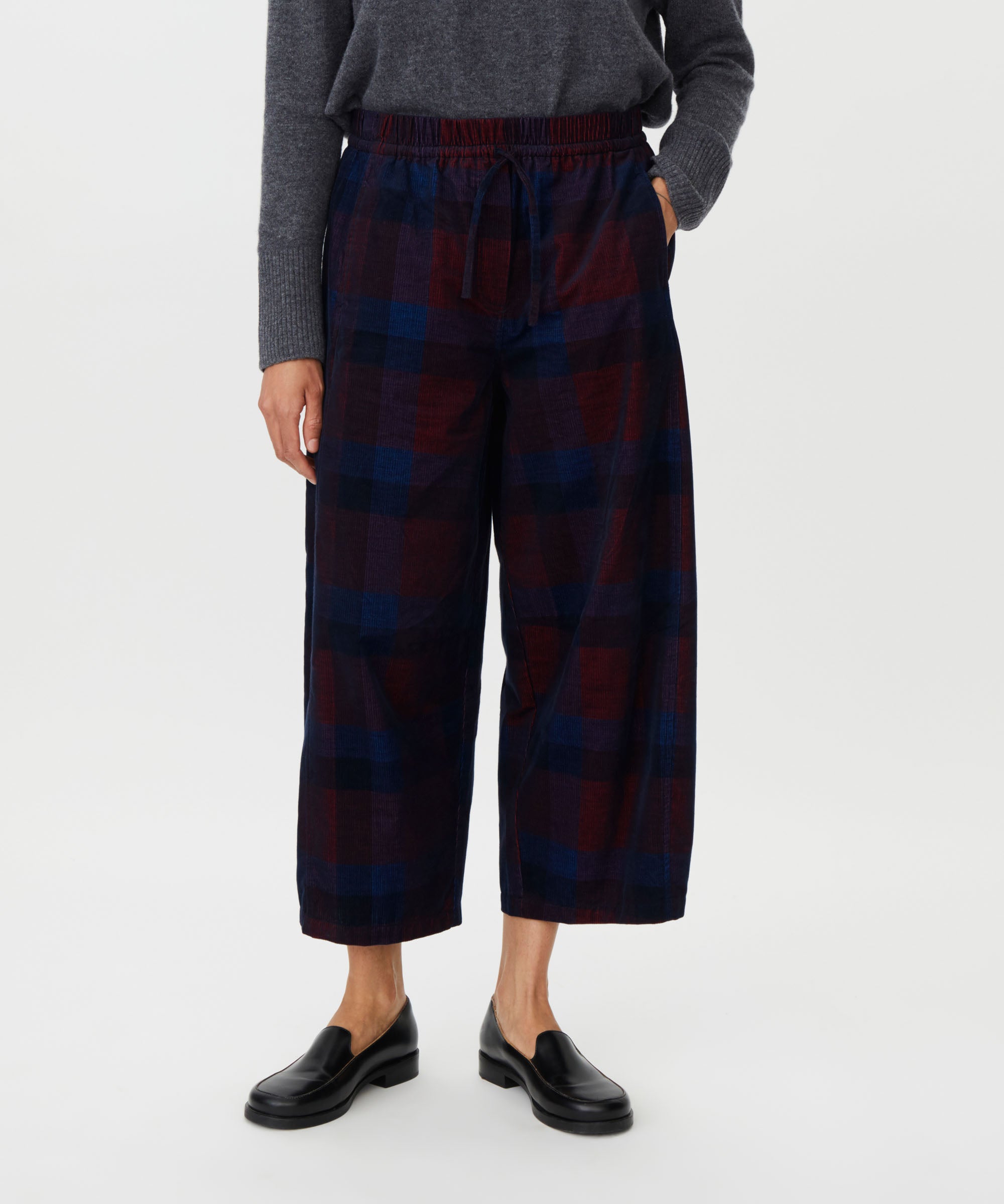 Pulika Dress Blue Cord Trousers - 1012919