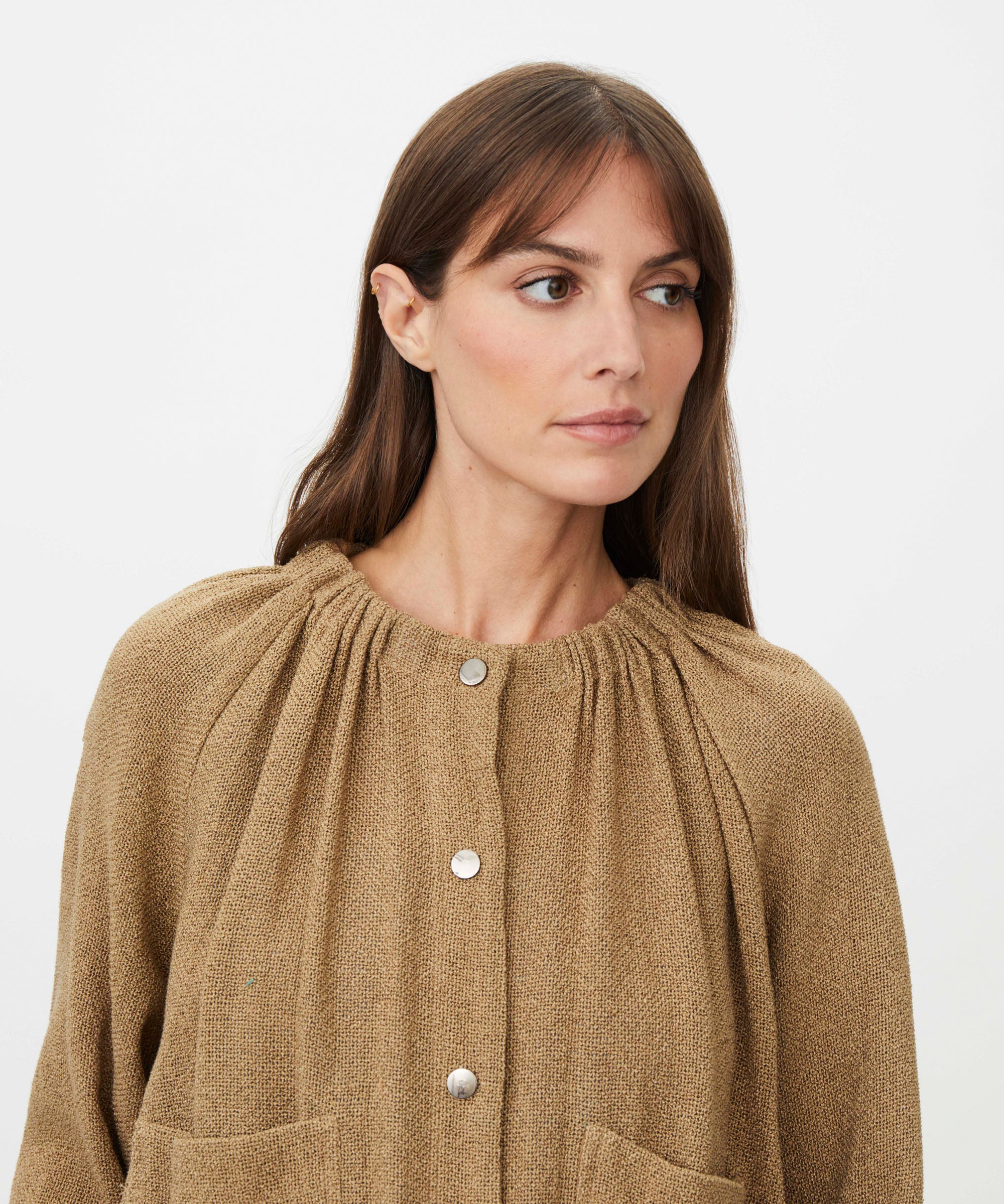 Jisella Petrified Oak Boucle Jacket - 1013024