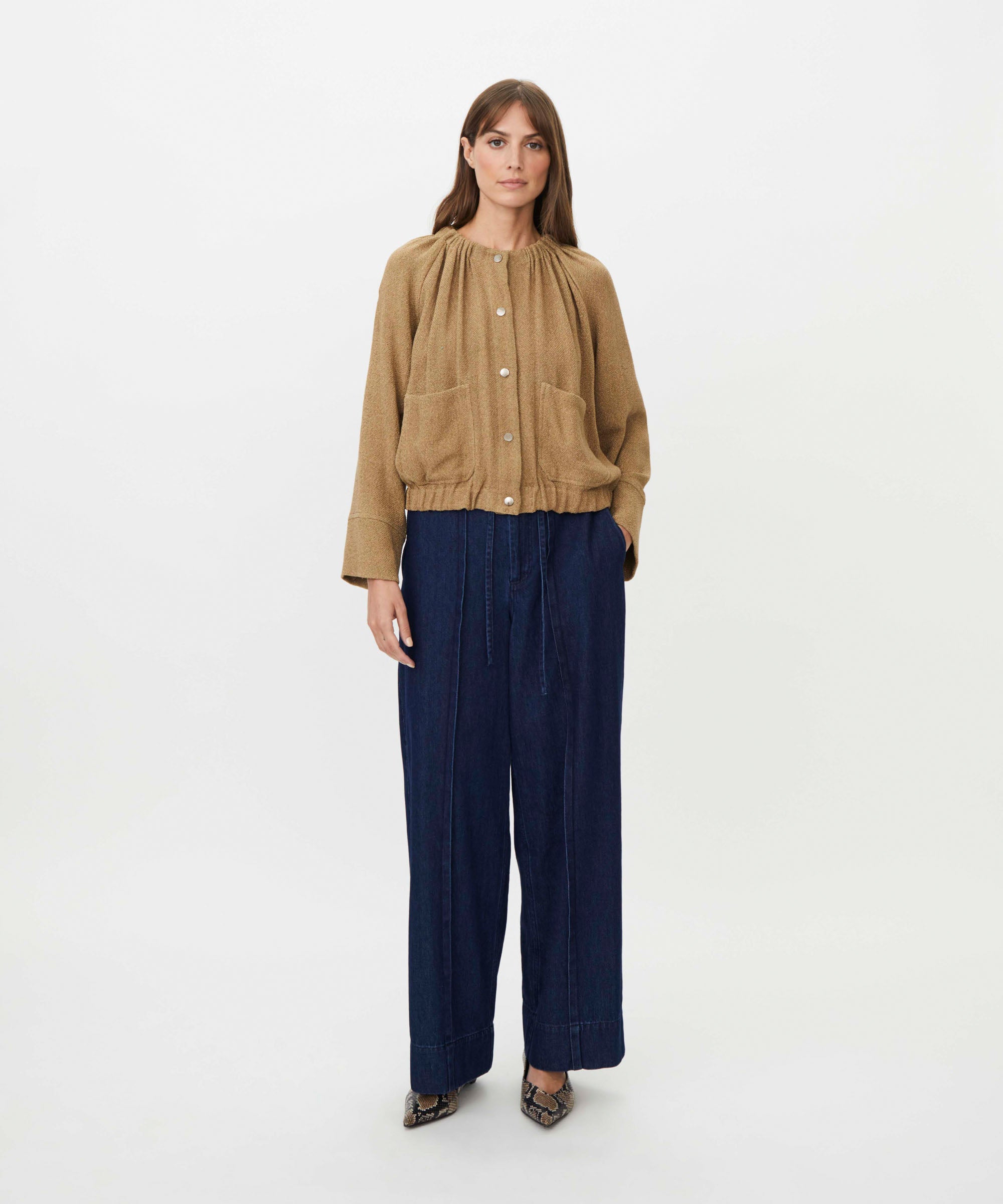 Jisella Petrified Oak Boucle Jacket - 1013024
