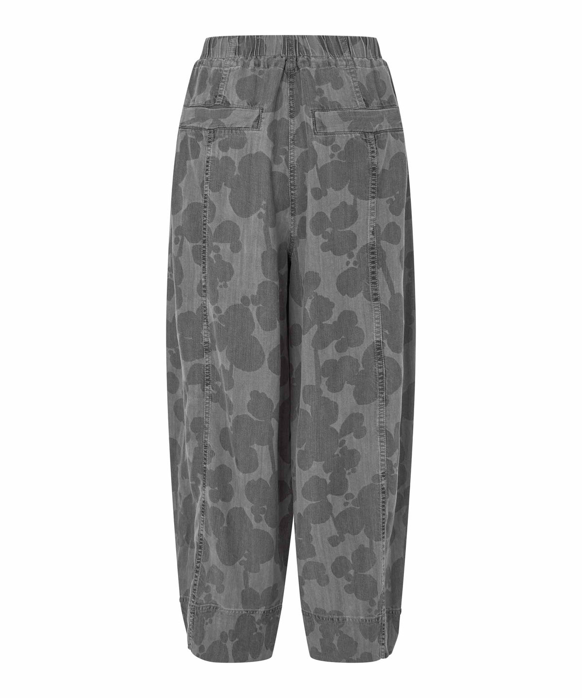 Phenyo Frost Grey Barrel Trousers - 1012947