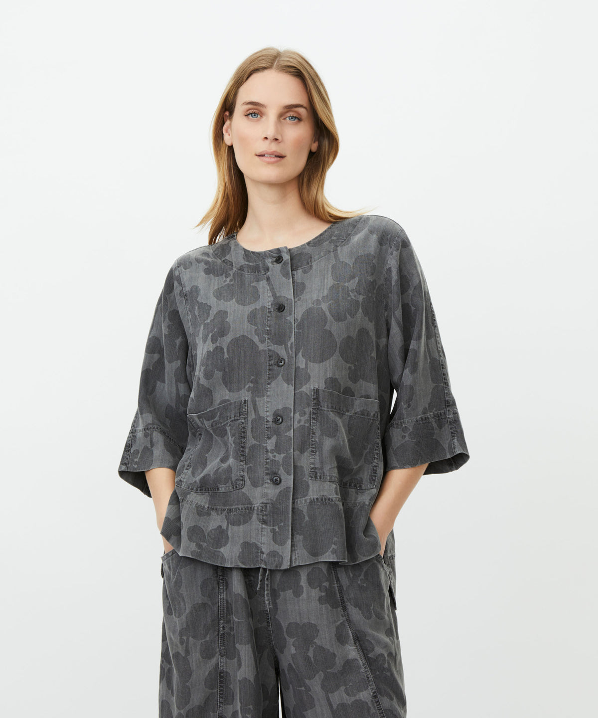 Ithalya Frost Grey Shirt - 1012948