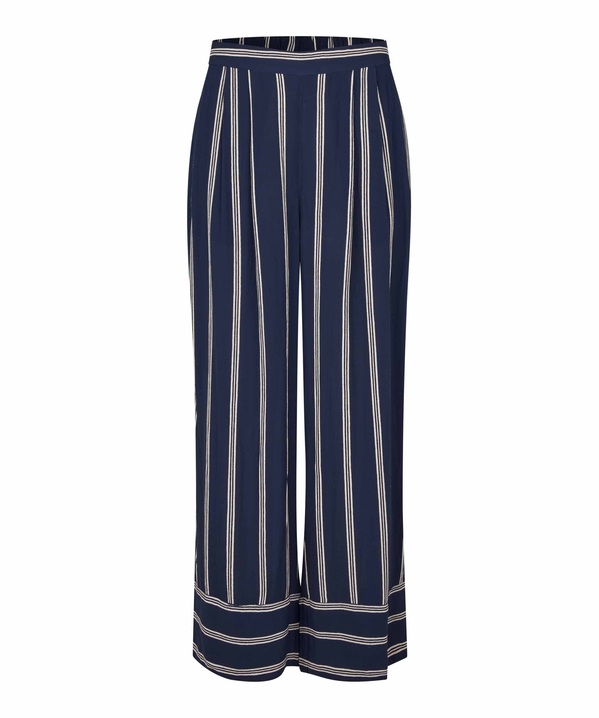 Pattys Navy Print Trousers - 1012188