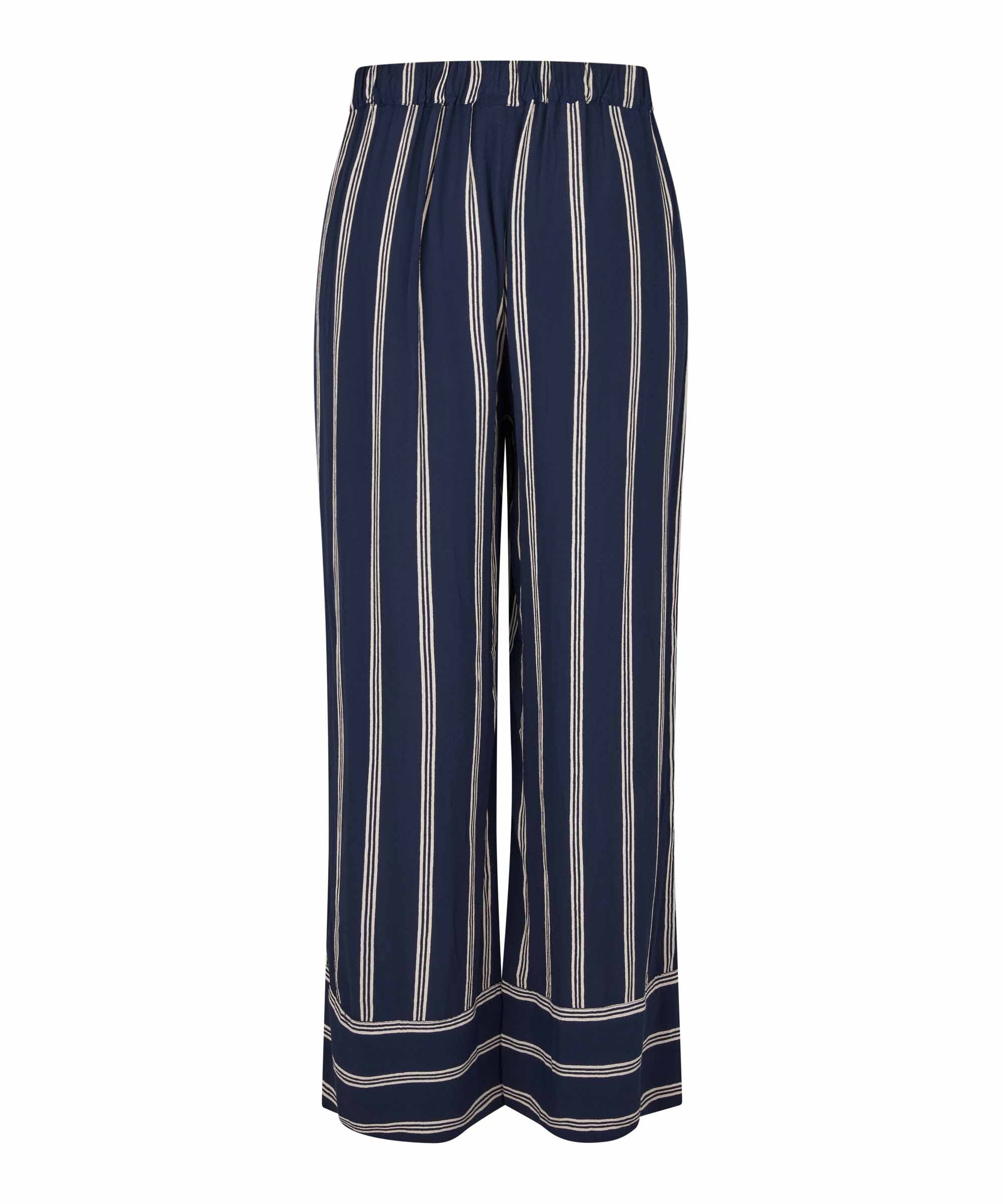 Pattys Navy Print Trousers - 1012188
