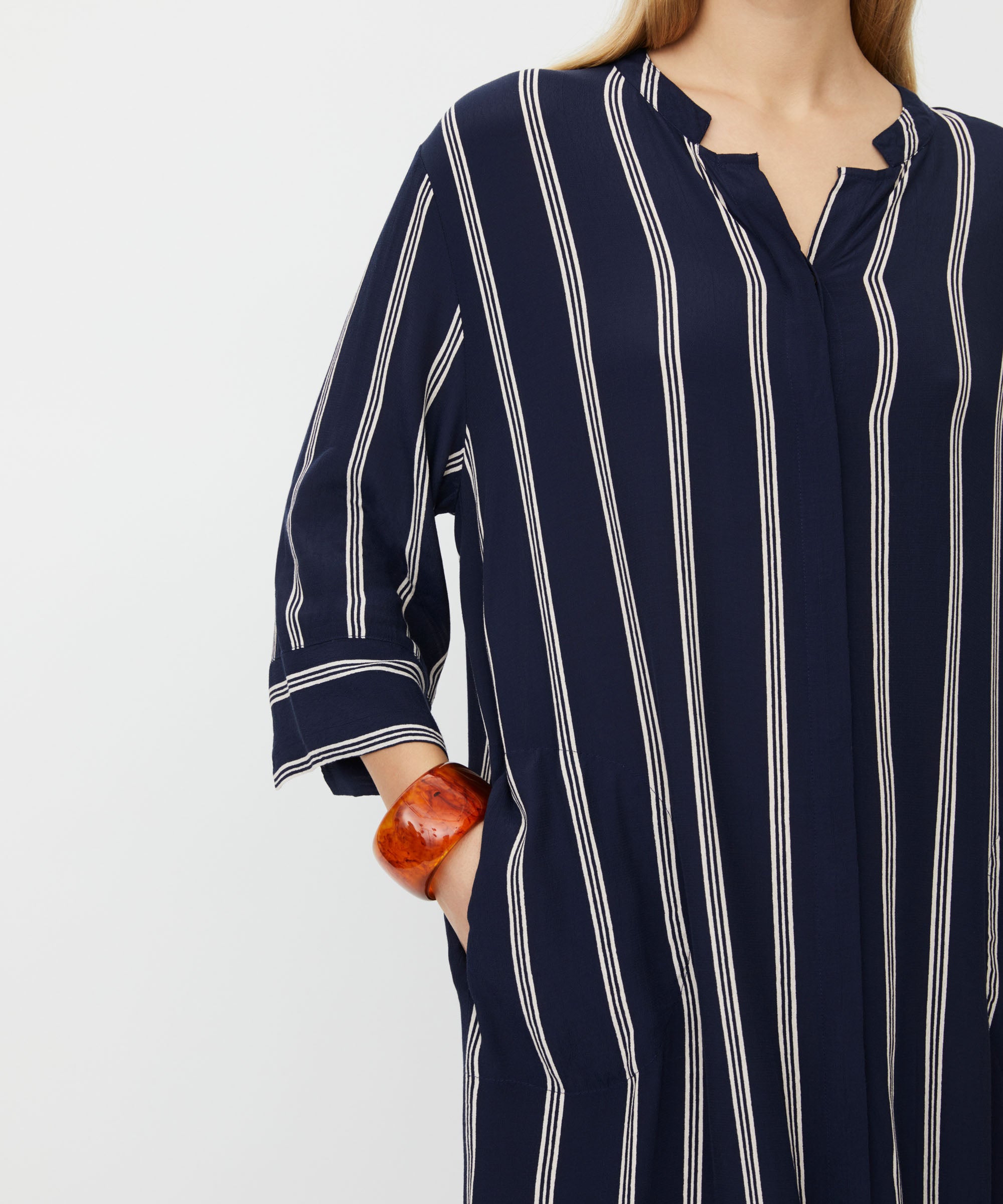 Nimes Navy Print Dress - 1012298