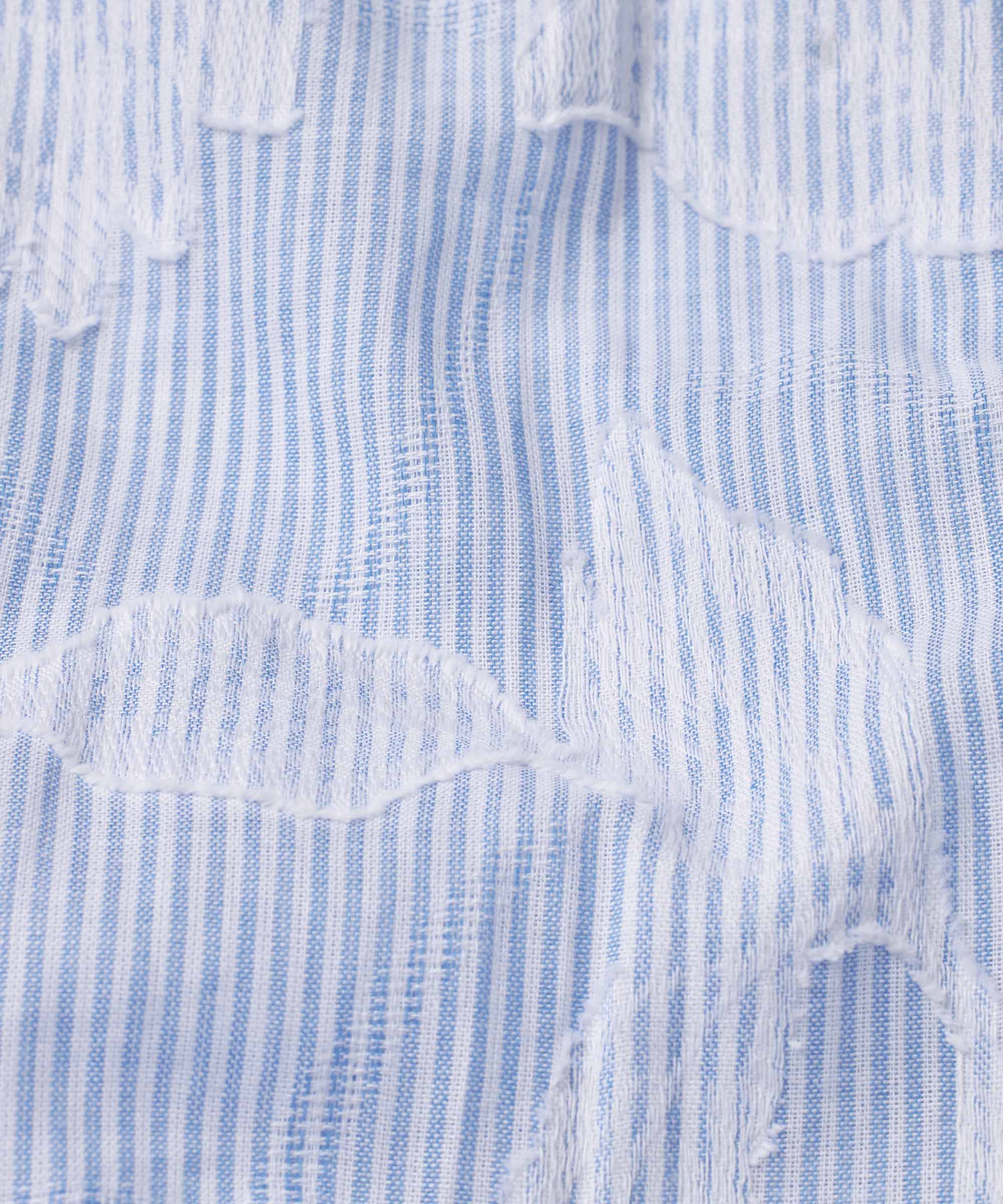 Nivalina Blue Stripe Dress - 1012041