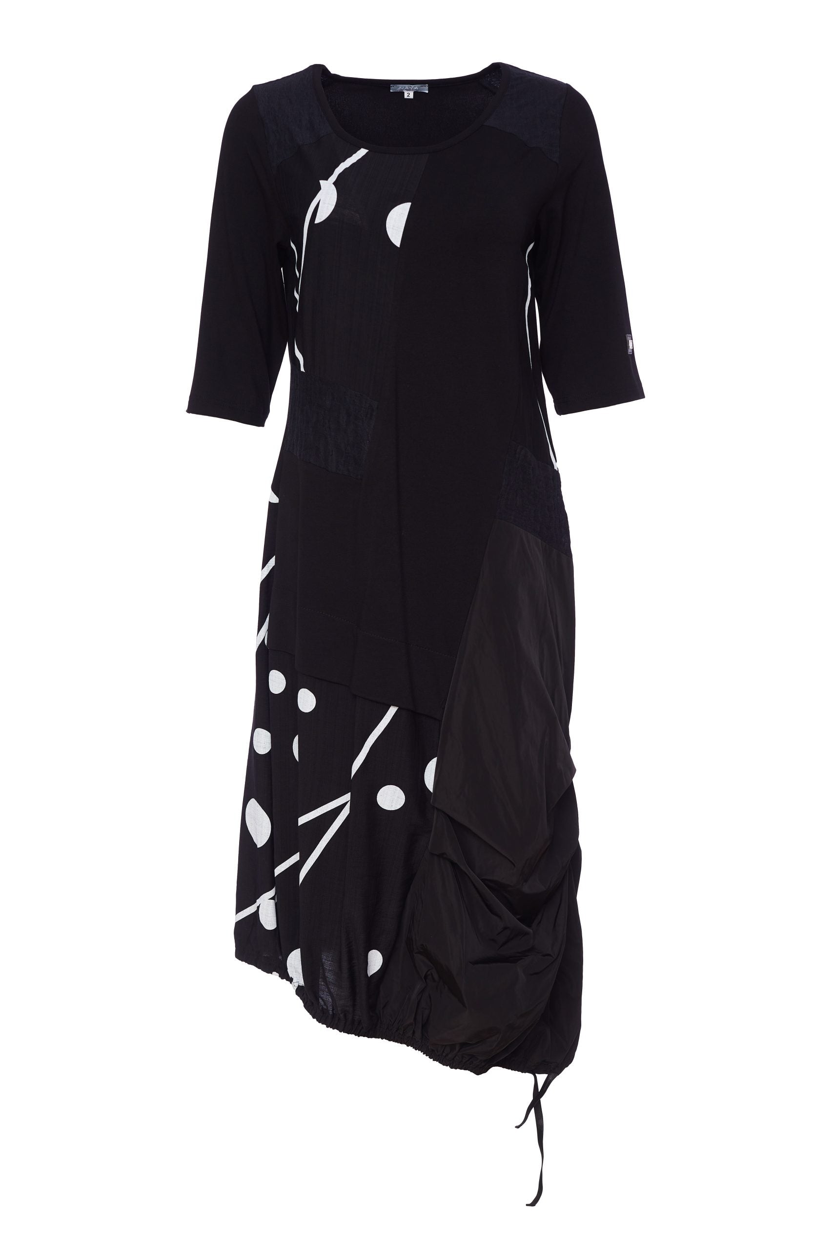 Black & White Spot Dress - NAS24239