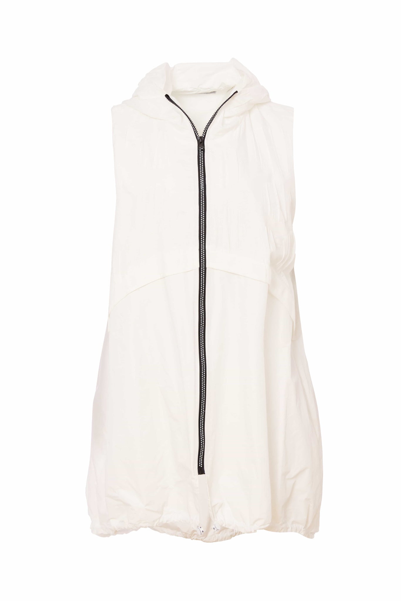 Off White Hooded Waistcoat - NAS25182