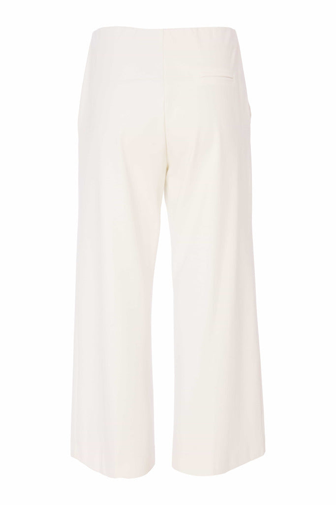 Cream Wide Leg Trousers - NAS25239