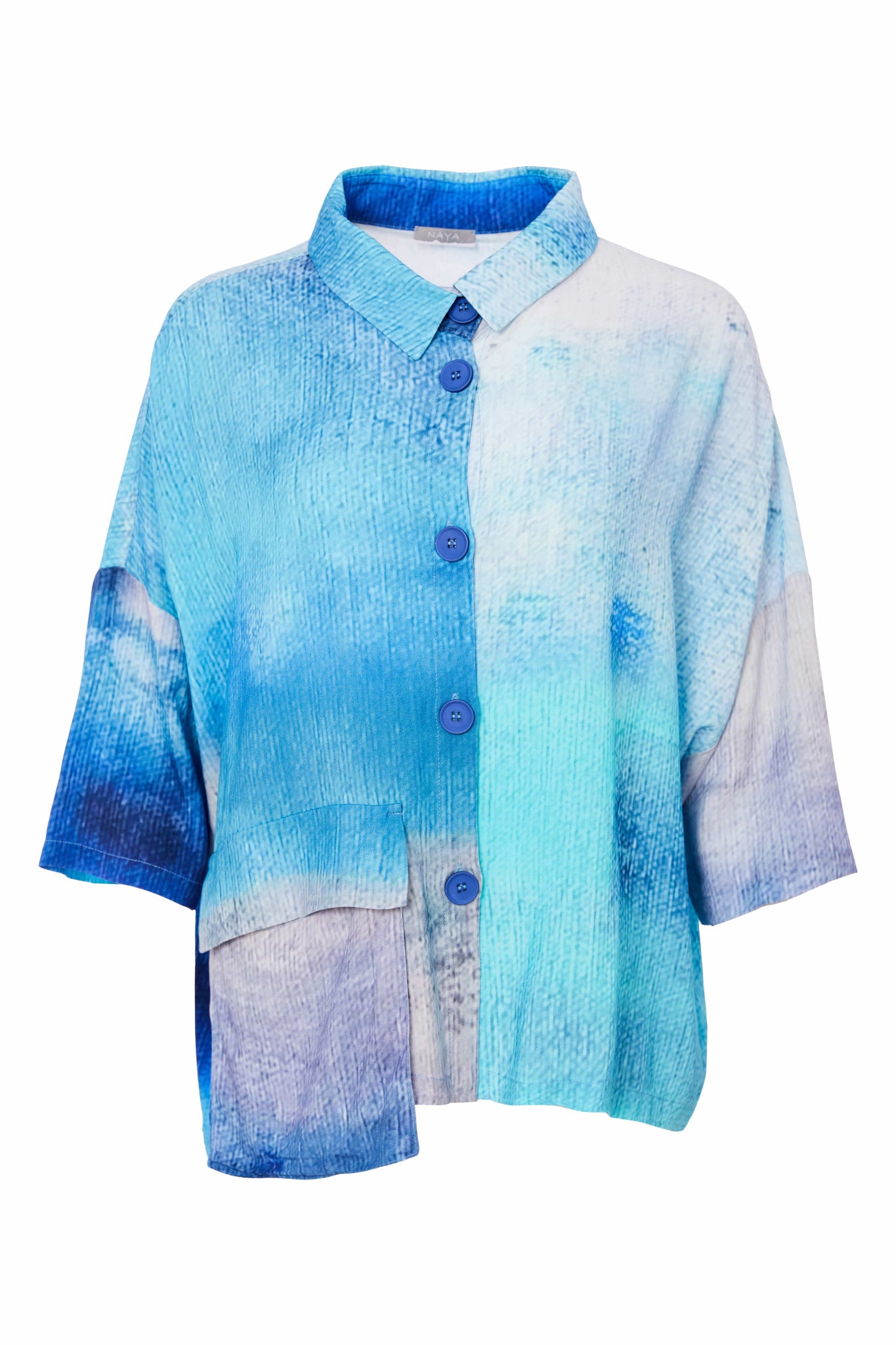 Atoll Blue Shirt With Pocket - NAS25279