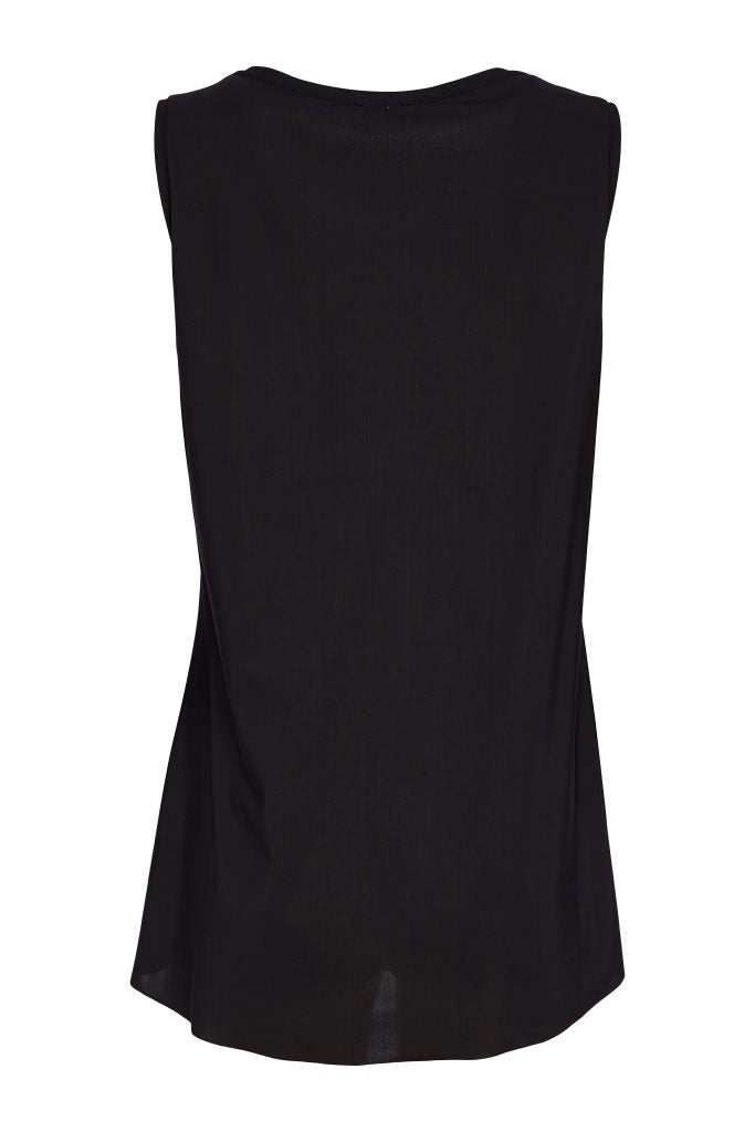 Black Scoop Back Cami - NAS26103