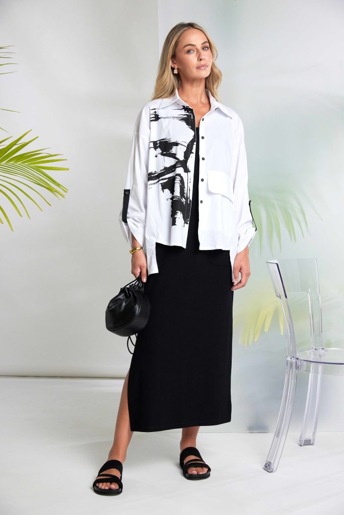 Black Jersey Dress - NAS26114