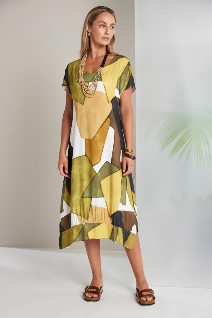 Oasis Graphic Print Dress - NAS26151