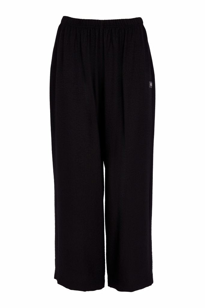Black Wide Leg Trousers - NAS26154