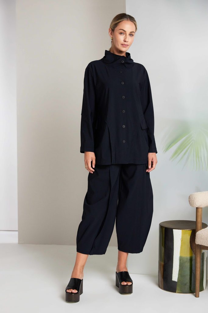 Black Balloon Trousers - NAS26208