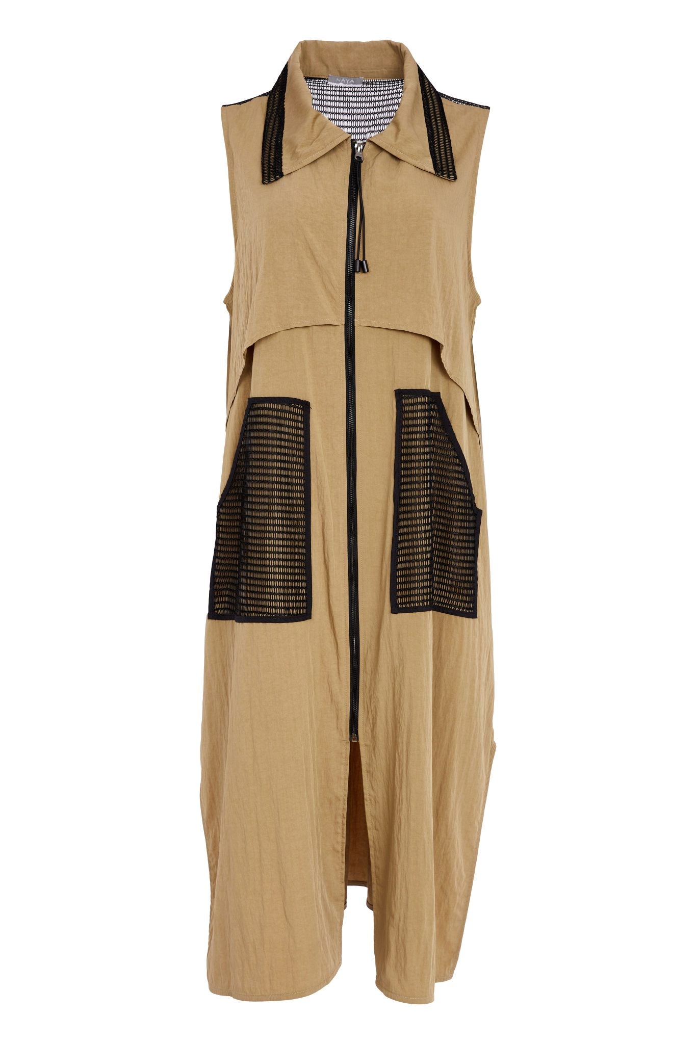 Tan Long Line Waistcoat - NAS26219