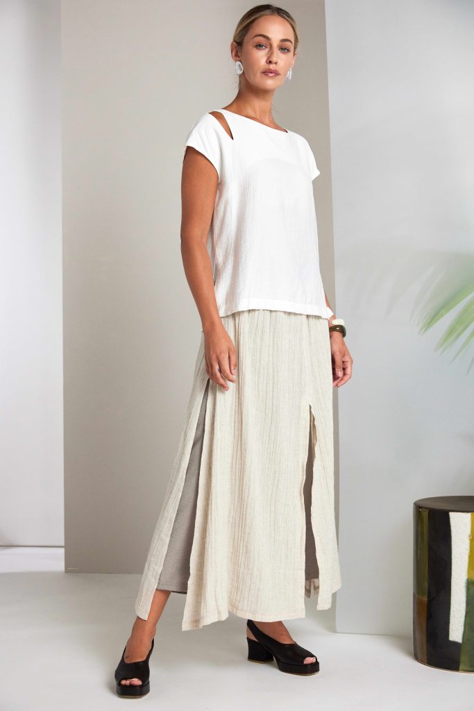Pebble Over Layer Trousers - NAS26161