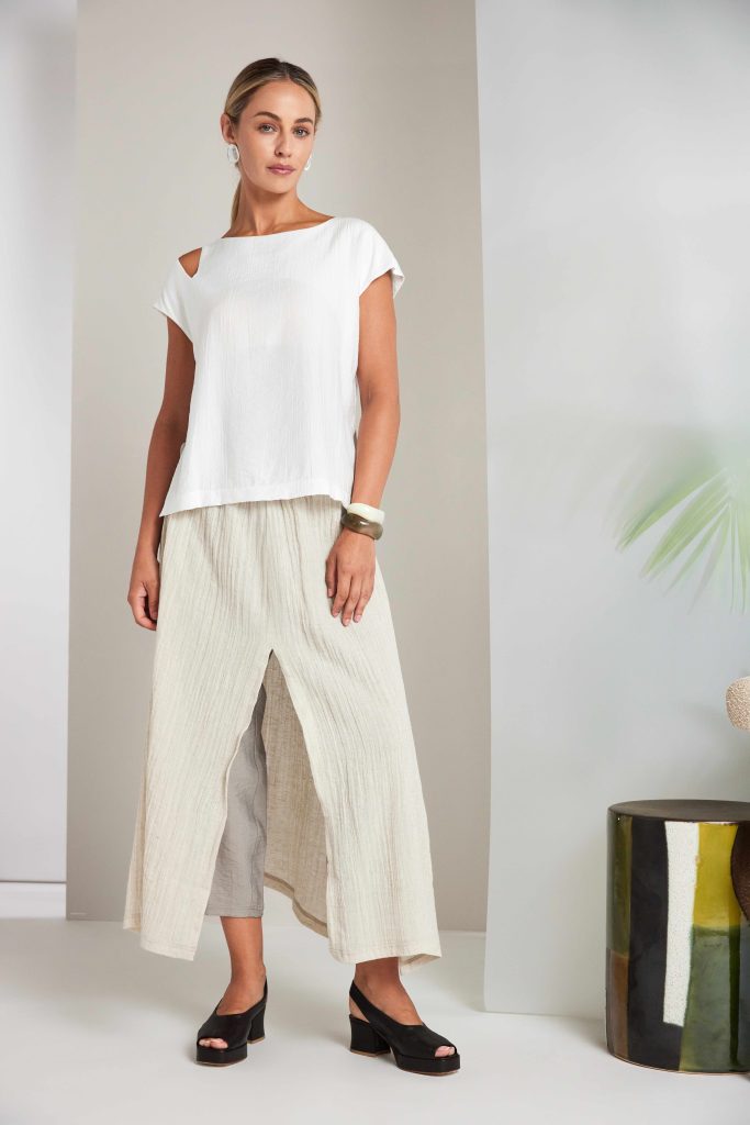 Pebble Over Layer Trousers - NAS26161