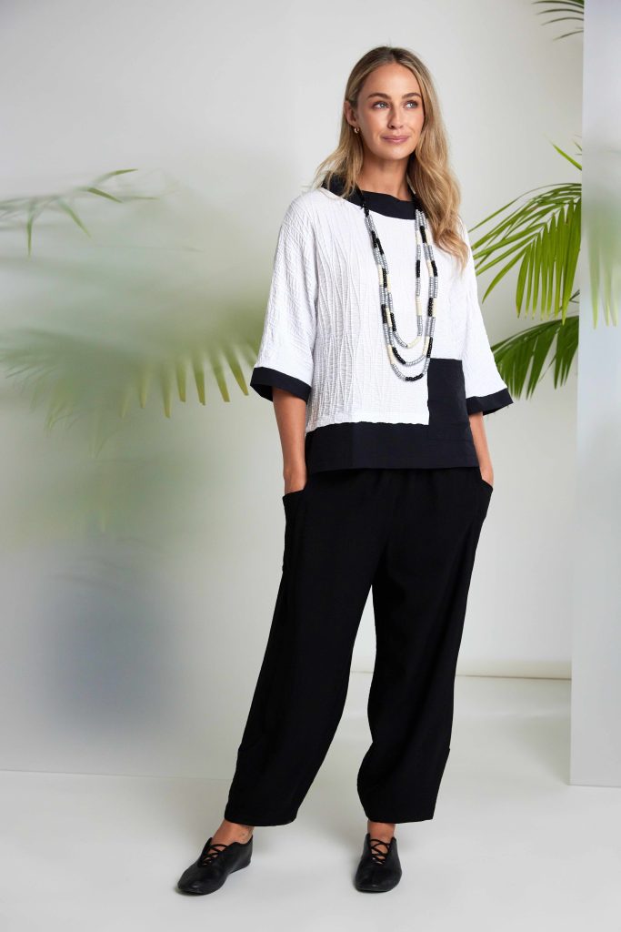 Black Side Panel Pocket Trousers - NAS26153