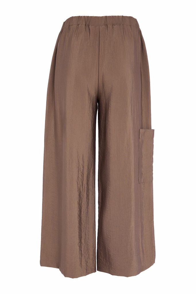 Taupe Wide Leg Trousers - NAS26266