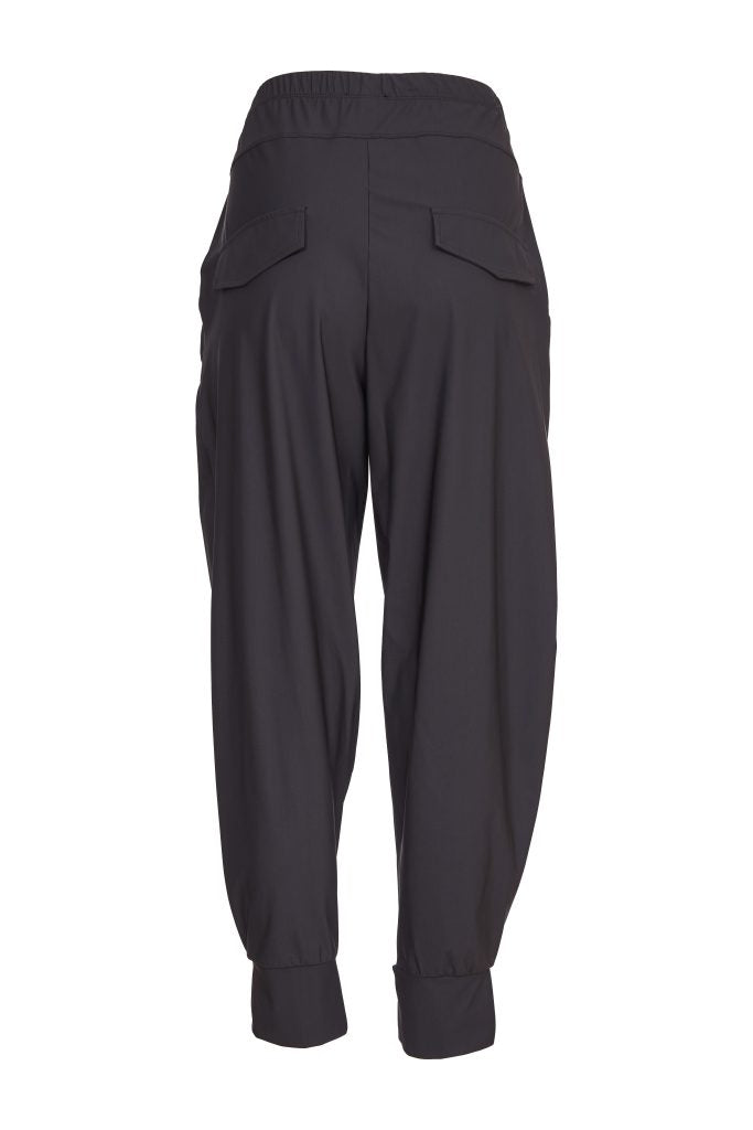 Black Cuff Travel Trousers - NAW24101