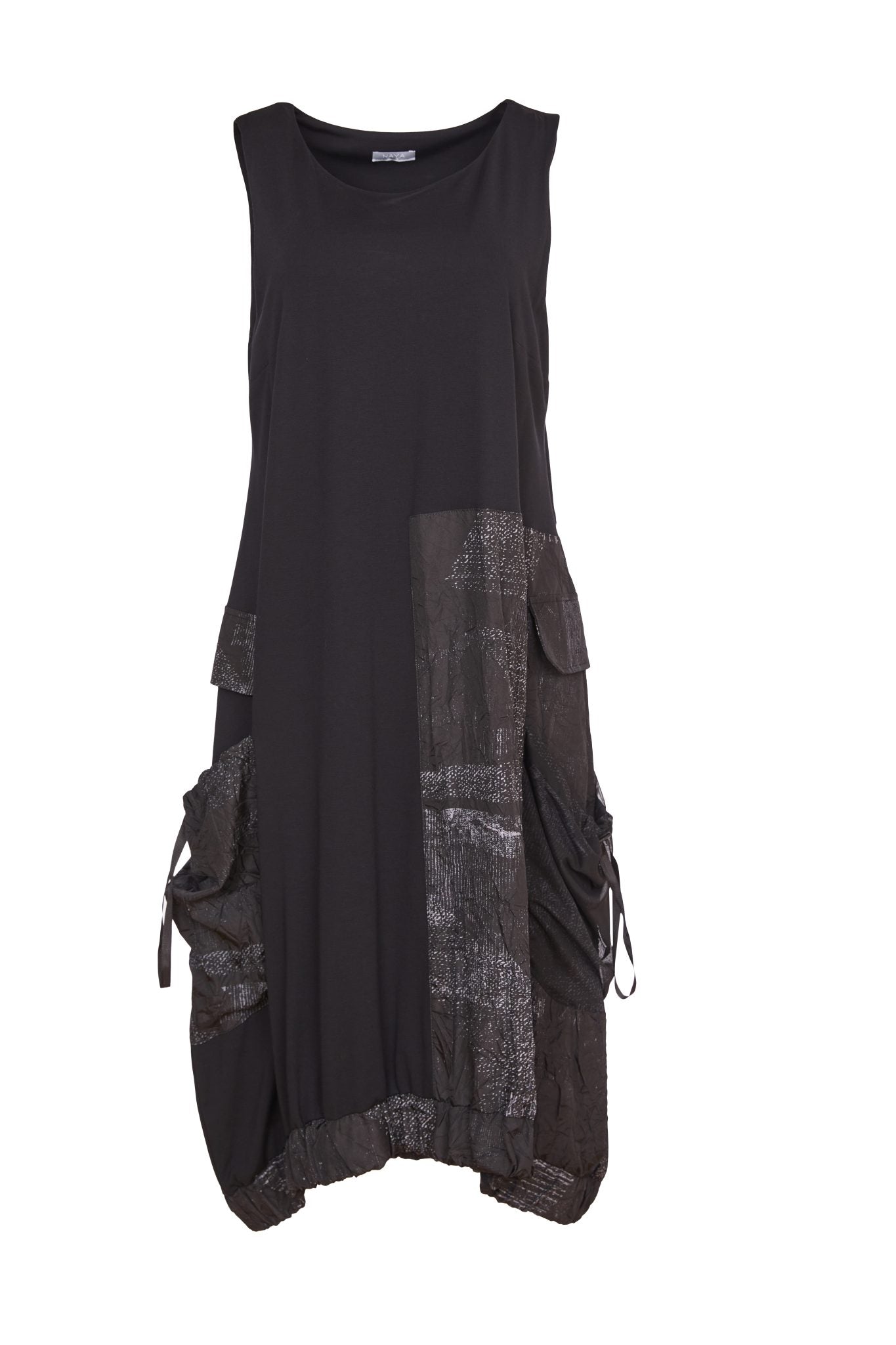 Black Sleeveless Dress - NAW24183