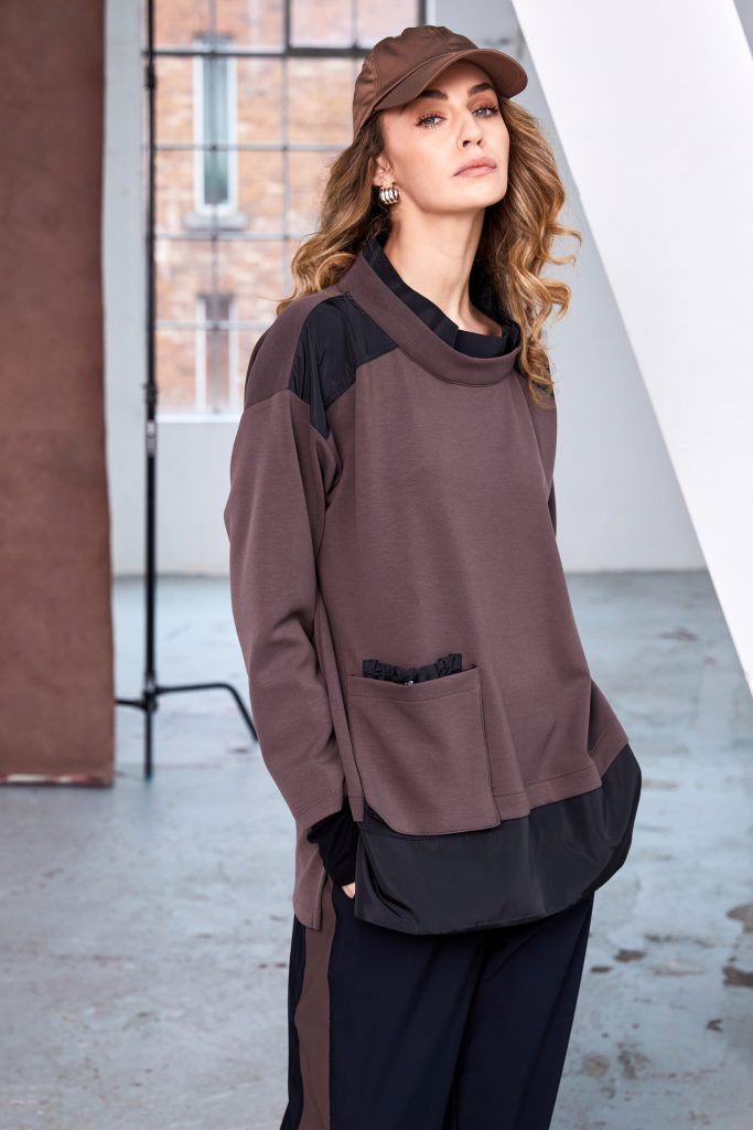 Cocoa & Black Sweatshirt - NAW25127