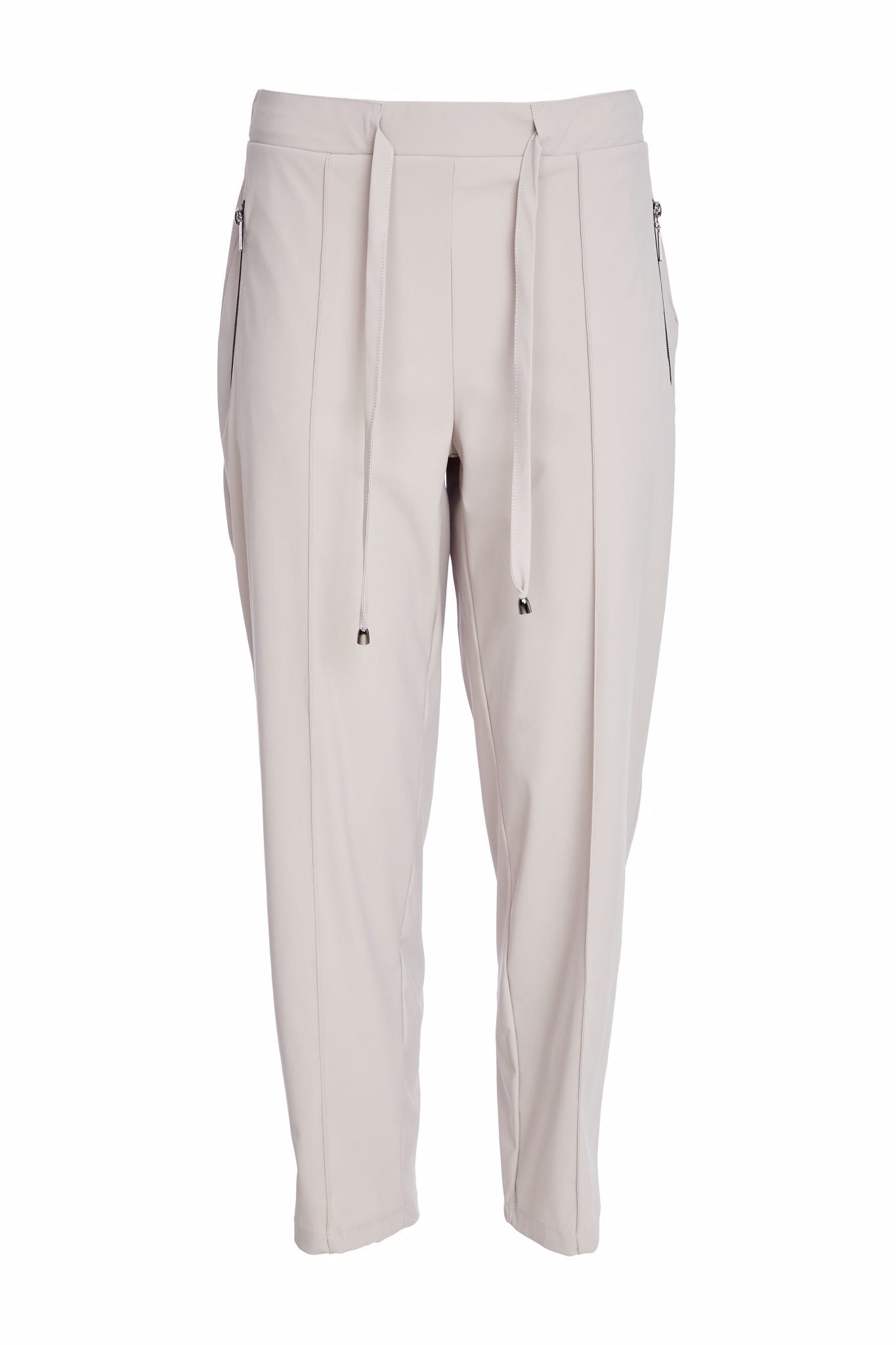 Taupe Slim Leg Trousers - NAW25143