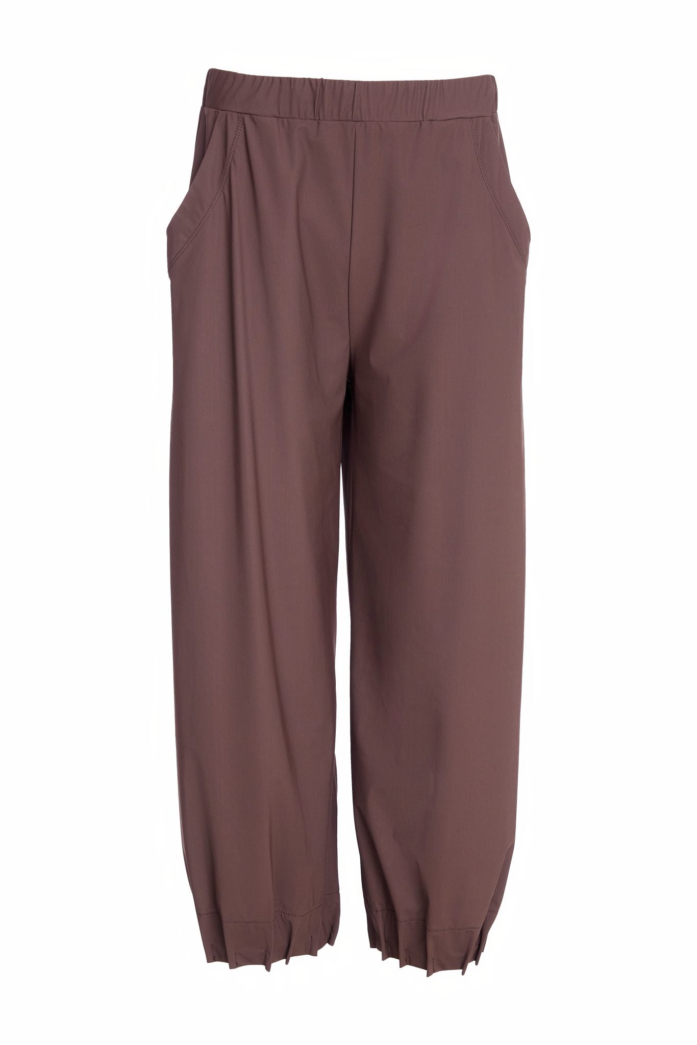 Cocoa Hem Tuck Trousers - NAW25153