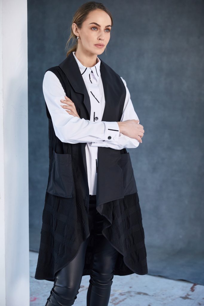 White & Black Shirt - NAW25182