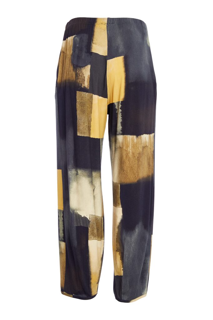 Black & Saffron Trousers - NAW25227