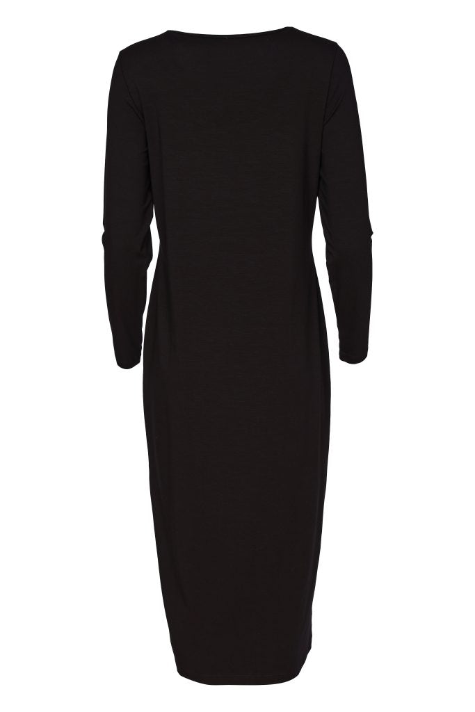 Black Long Sleeve Dress - NAW26109