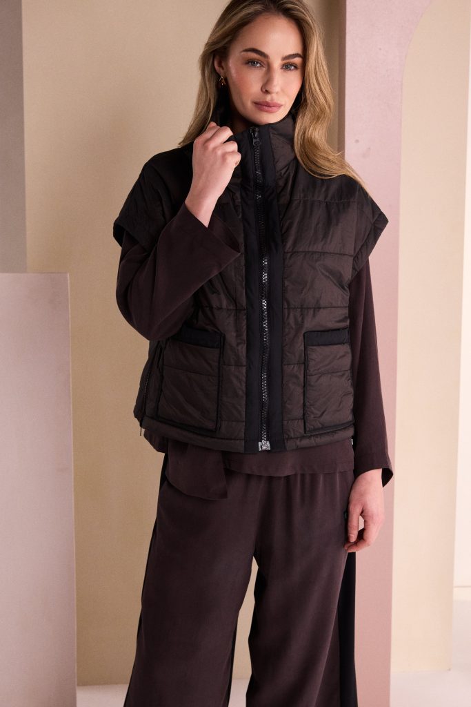 Choko Short Padded Waistcoat - NAW26167