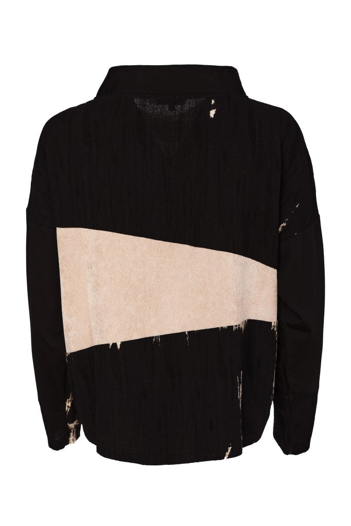 Black & Stone Panel Top - NAW26243