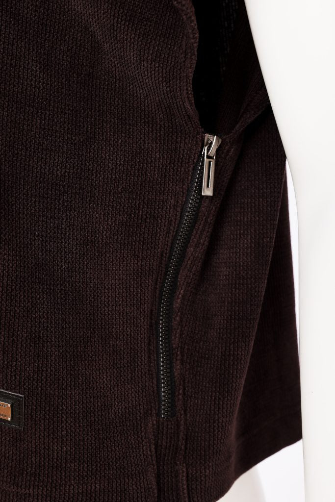Choko Cord Cowl Neck Top - NAW26253